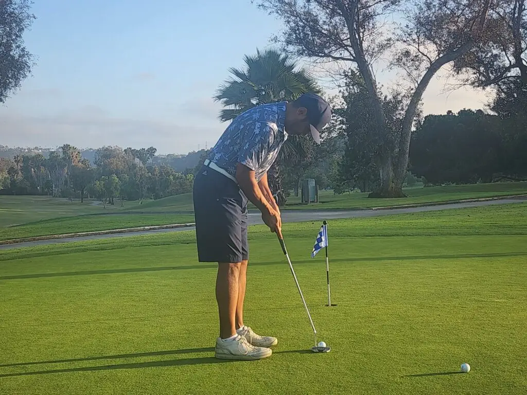 How to stop 3-putting — practicing the 3-foot comeback putt on the practice green