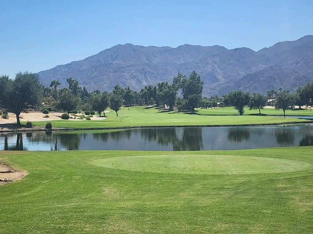 2 man scramble strategy at Trilogy La Quinta - team 66, Gold tees