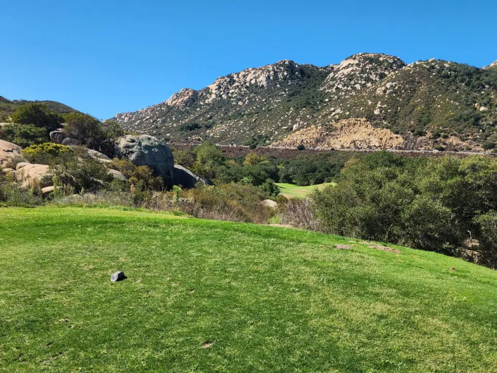 Temecula Creek golf - SCGA One Day Series scorecard, 77 on the Creek/Stone House combo